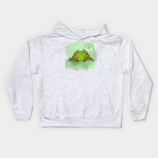 The EARTH TOAD Kids Hoodie by astonishingemma